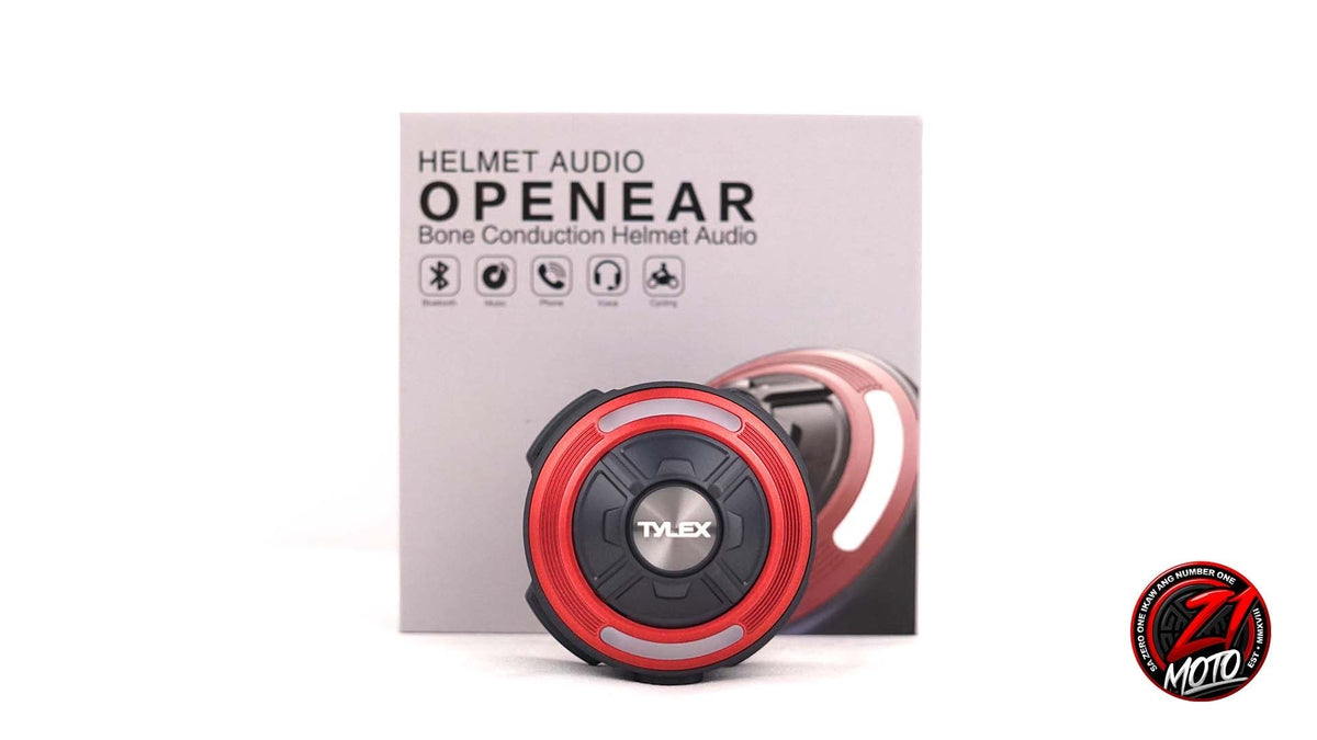 Tylex Open Ear Helmet Headset E50 RED – Zero One Moto Shop