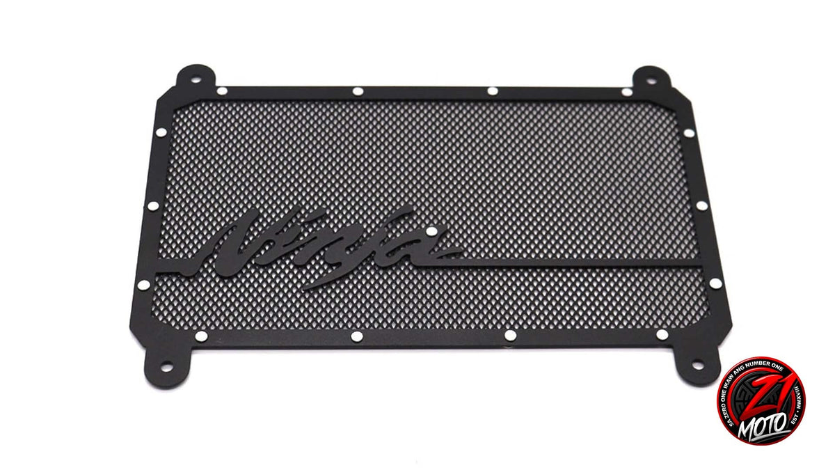 Ninja 400 Radiator Guard w/ Ninja logo Zero One Moto Shop