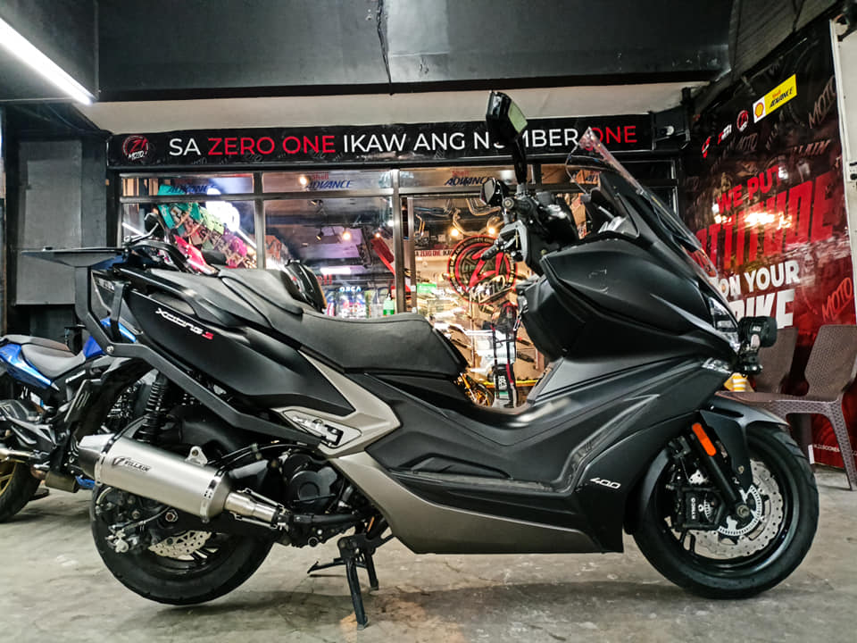 KYMCO XCITING 400 MID PIPE – Zero One Moto Shop