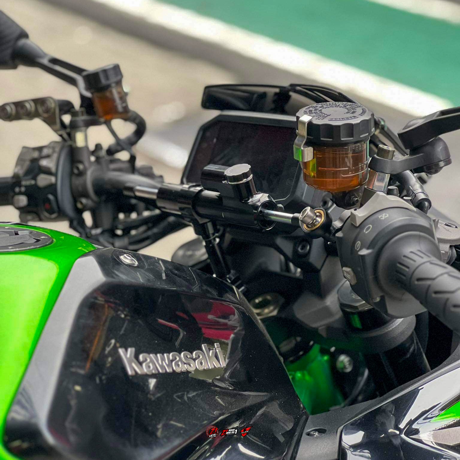 STEERING DAMPER FOR ZH2 – Zero One Moto Shop