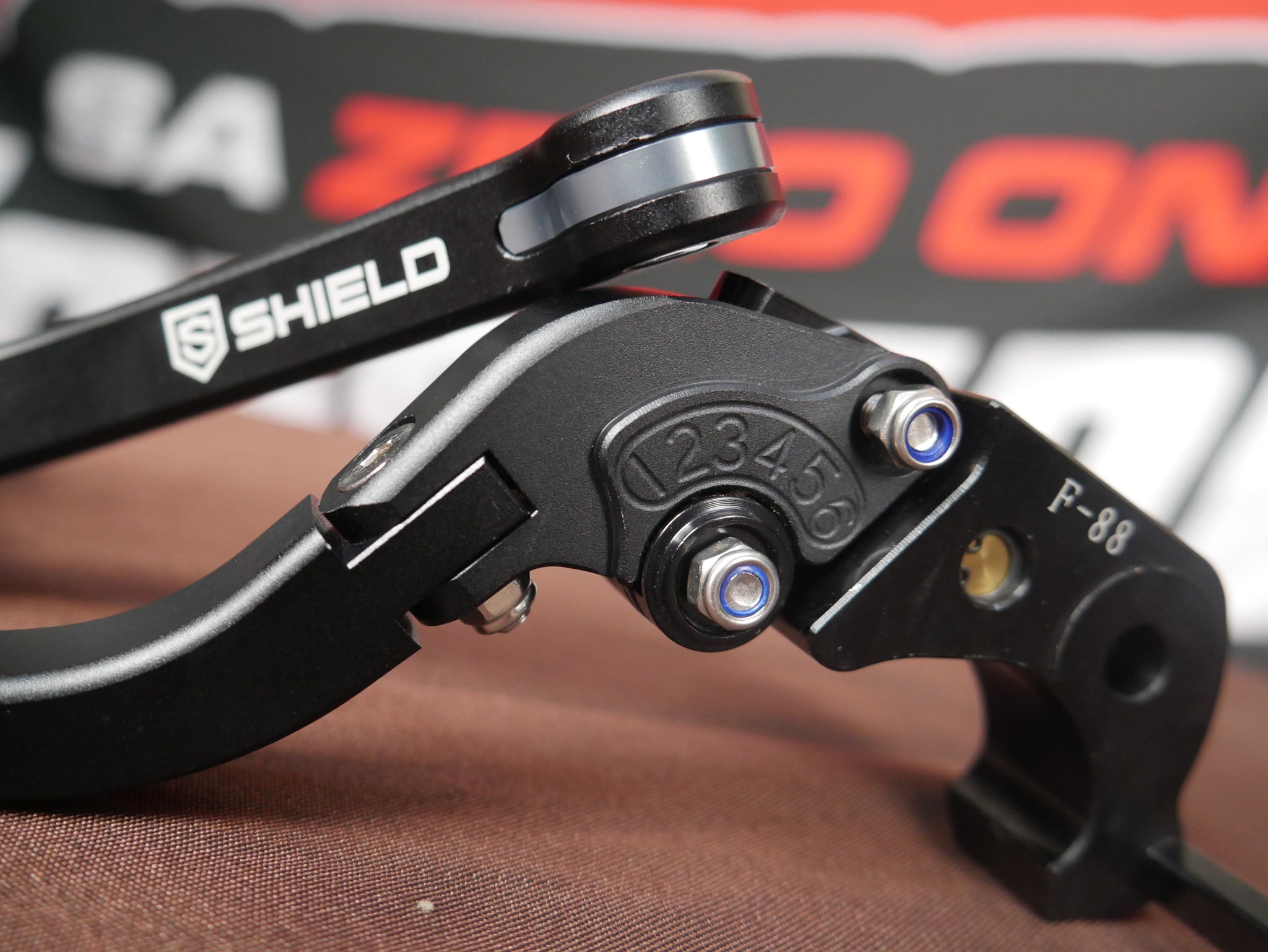 Shield Foldable Brake and Clutch Lever for ZX25R, ZX4RR AND ZX6R