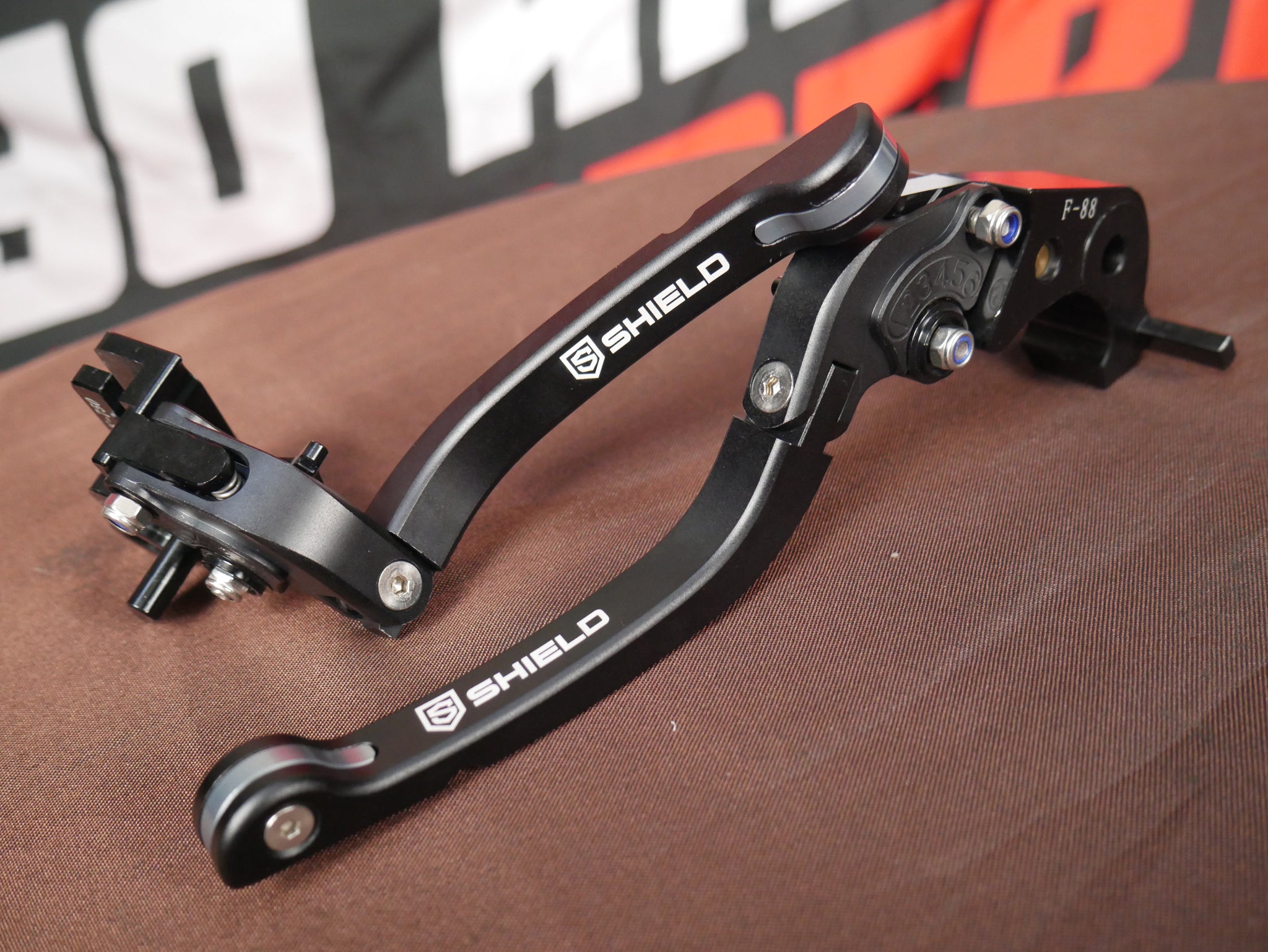 Shield Foldable Brake and Clutch Lever for ZX25R, ZX4RR AND ZX6R