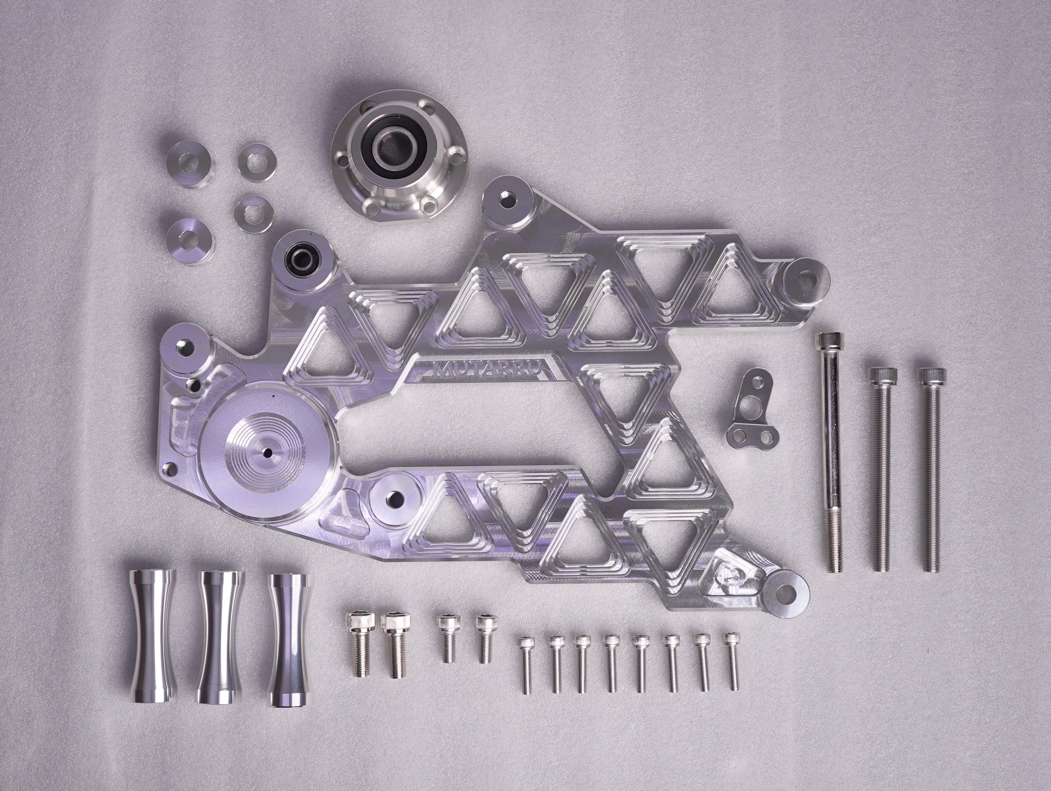 MUTARRU CNC SWING ARM FOR AEROX V2 (SILVER) – Zero One Moto Shop