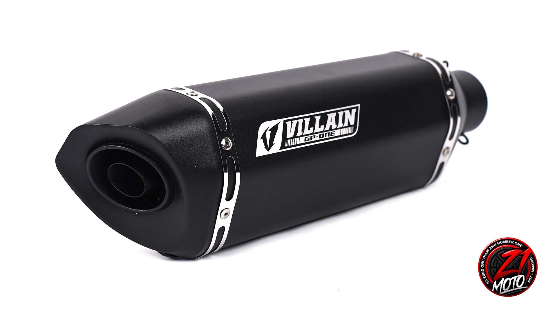 Villain GP-One 470mm Full Black – Zero One Moto Shop