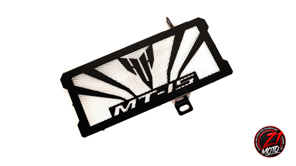 MT-15 RADIATOR GUARD V1 BLACK – Zero One Moto Shop